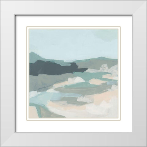 Plein Air Pastel II White Modern Wood Framed Art Print with Double Matting by Vess, June Erica