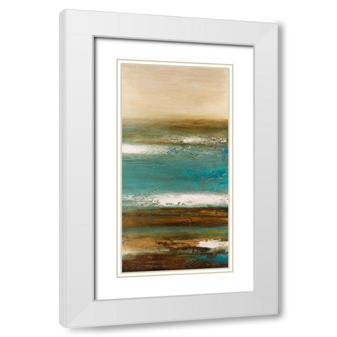 Embellished Lullaby I White Modern Wood Framed Art Print with Double Matting by Bramma, Lila