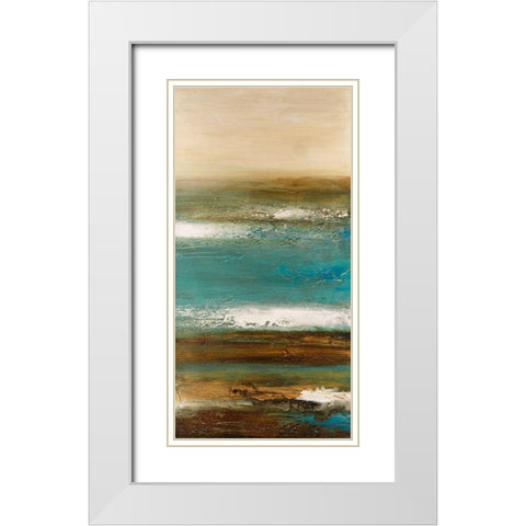 Embellished Lullaby I White Modern Wood Framed Art Print with Double Matting by Bramma, Lila