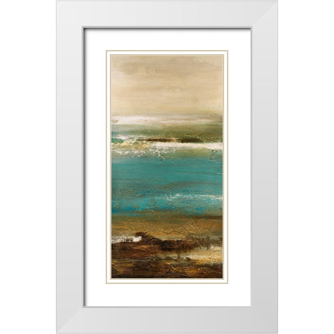 Embellished Lullaby II White Modern Wood Framed Art Print with Double Matting by Bramma, Lila