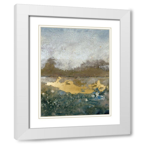 Embellished Free Range III White Modern Wood Framed Art Print with Double Matting by OToole, Tim