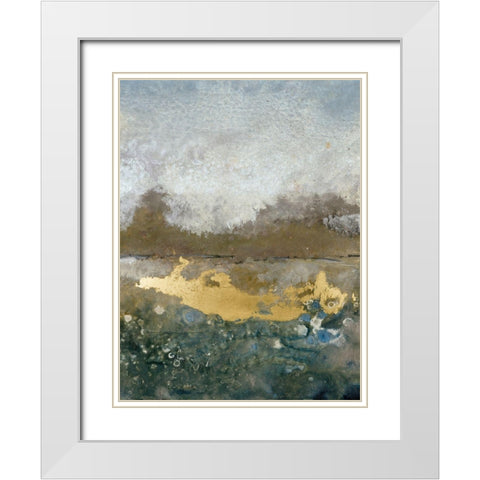 Embellished Free Range III White Modern Wood Framed Art Print with Double Matting by OToole, Tim