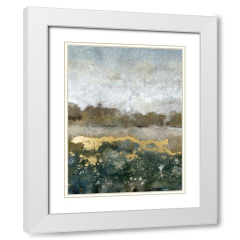 Embellished Free Range IV White Modern Wood Framed Art Print with Double Matting by OToole, Tim