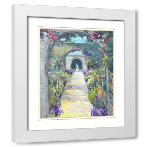 Peaceful Passage White Modern Wood Framed Art Print with Double Matting by Stevens, Allayn
