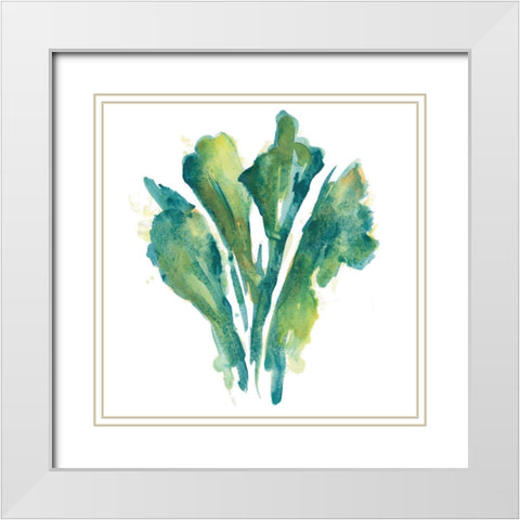 Seasonal Reflections I White Modern Wood Framed Art Print with Double Matting by Combs, Joyce