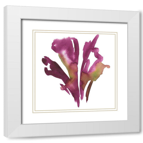 Seasonal Reflections III White Modern Wood Framed Art Print with Double Matting by Combs, Joyce