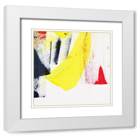 Floating Perspectives II White Modern Wood Framed Art Print with Double Matting by Combs, Joyce