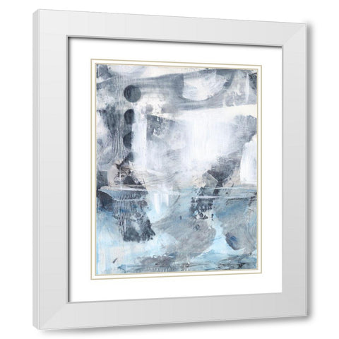 Whoa-thats Deep I White Modern Wood Framed Art Print with Double Matting by Harper, Ethan