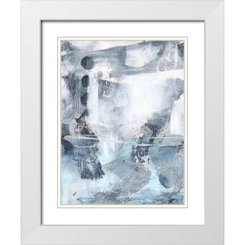 Whoa-thats Deep I White Modern Wood Framed Art Print with Double Matting by Harper, Ethan
