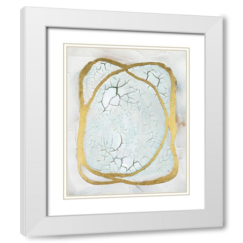 Wind Chill II White Modern Wood Framed Art Print with Double Matting by Lam, Vanna