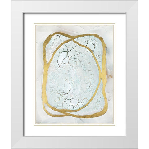 Wind Chill II White Modern Wood Framed Art Print with Double Matting by Lam, Vanna