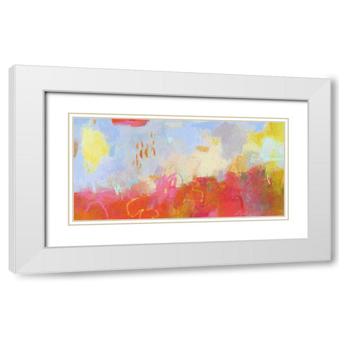 Revenir I White Modern Wood Framed Art Print with Double Matting by Jachimiec, Sue