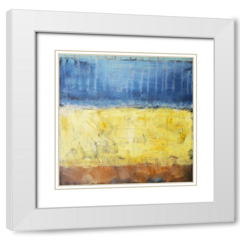 Where Hope Rises White Modern Wood Framed Art Print with Double Matting by Bagnato, Judi