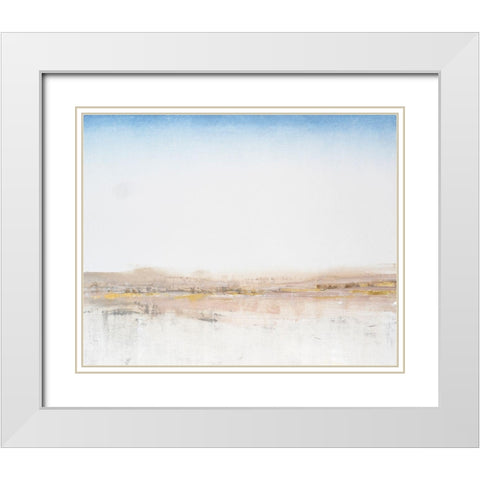 Far Horizon I White Modern Wood Framed Art Print with Double Matting by OToole, Tim