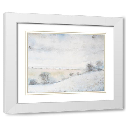 Quiet Retreat II White Modern Wood Framed Art Print with Double Matting by OToole, Tim