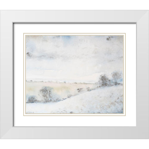 Quiet Retreat II White Modern Wood Framed Art Print with Double Matting by OToole, Tim
