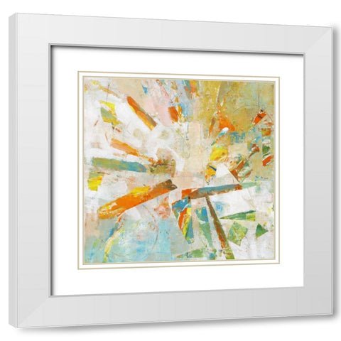 Shattered II White Modern Wood Framed Art Print with Double Matting by OToole, Tim