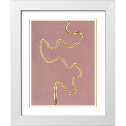 Oxbow VII White Modern Wood Framed Art Print with Double Matting by Willett, Michael