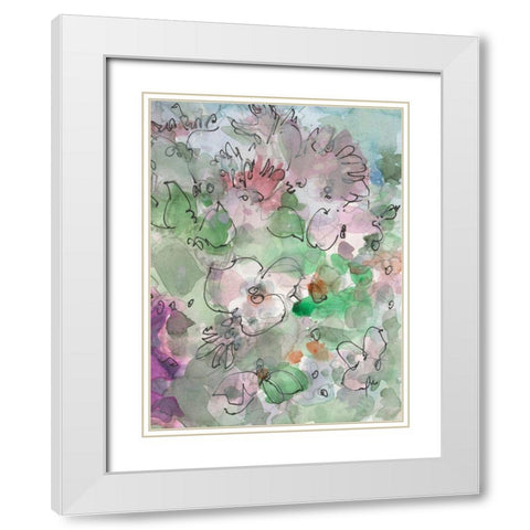 Dainty Details I White Modern Wood Framed Art Print with Double Matting by Dixon, Samuel