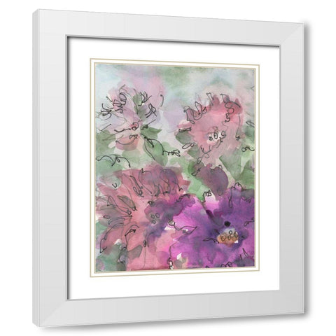 Dainty Details III White Modern Wood Framed Art Print with Double Matting by Dixon, Samuel