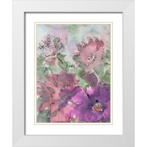 Dainty Details III White Modern Wood Framed Art Print with Double Matting by Dixon, Samuel