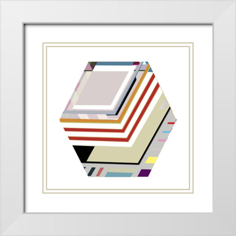 LTower 6B 4 White Modern Wood Framed Art Print with Double Matting by Cartissi