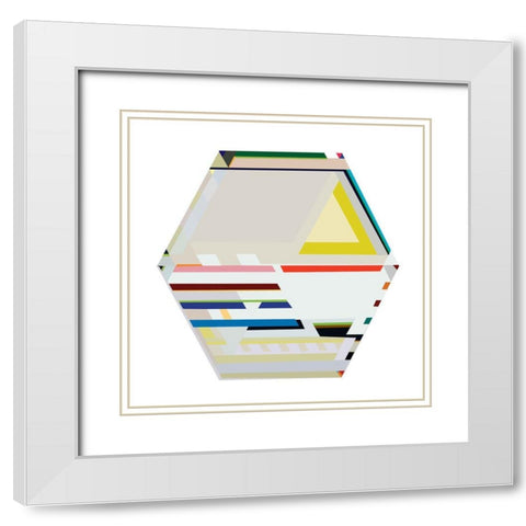 LTower 6B 1 White Modern Wood Framed Art Print with Double Matting by Cartissi