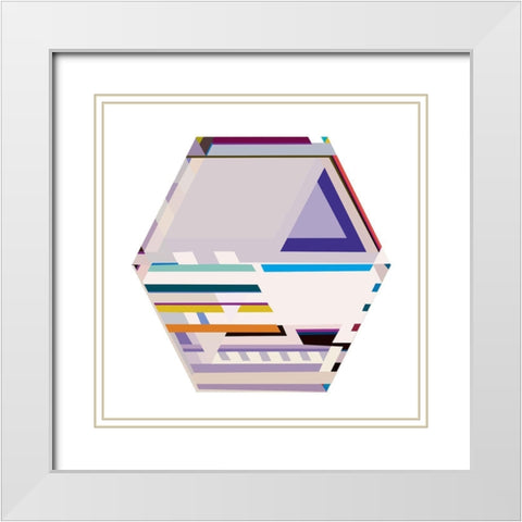 LTower 6B 2 White Modern Wood Framed Art Print with Double Matting by Cartissi