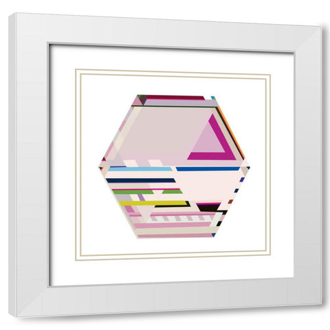 LTower 6B 3 White Modern Wood Framed Art Print with Double Matting by Cartissi