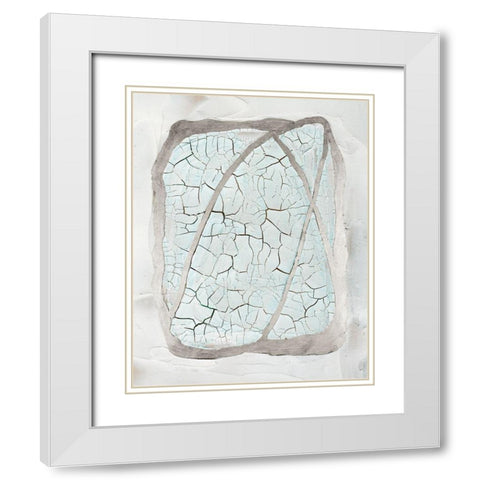 Wind Chill III White Modern Wood Framed Art Print with Double Matting by Lam, Vanna