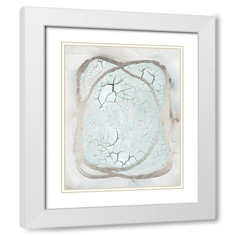 Wind Chill IV White Modern Wood Framed Art Print with Double Matting by Lam, Vanna