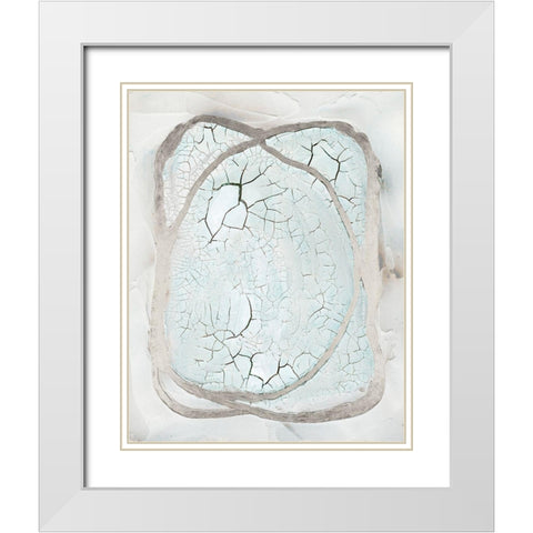 Wind Chill IV White Modern Wood Framed Art Print with Double Matting by Lam, Vanna