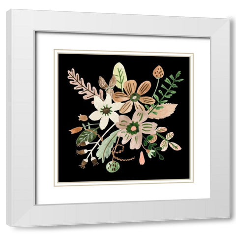 Sweet Fest I White Modern Wood Framed Art Print with Double Matting by Wang, Melissa