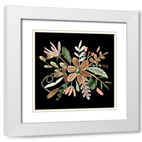 Sweet Fest III White Modern Wood Framed Art Print with Double Matting by Wang, Melissa