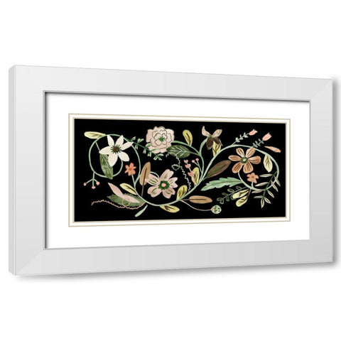 Sweet Fest VI White Modern Wood Framed Art Print with Double Matting by Wang, Melissa