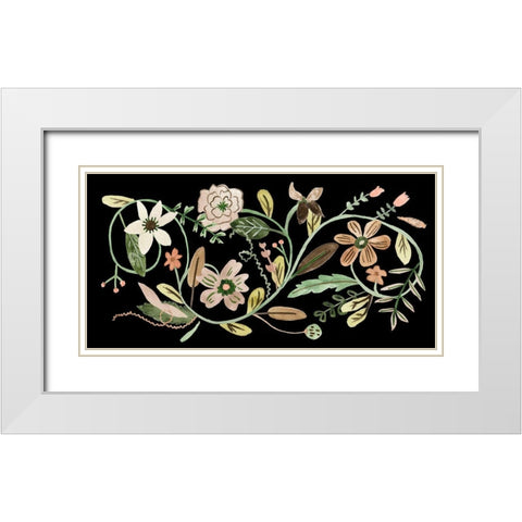 Sweet Fest VI White Modern Wood Framed Art Print with Double Matting by Wang, Melissa