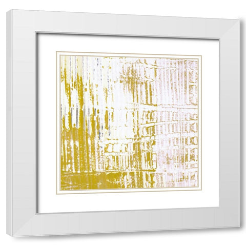 Amaze Pastels III White Modern Wood Framed Art Print with Double Matting by Aryai, Sia