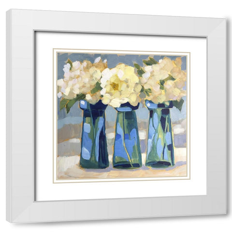 Threes Company White Modern Wood Framed Art Print with Double Matting by Riger, Sue