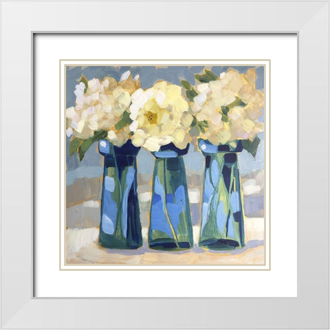 Threes Company White Modern Wood Framed Art Print with Double Matting by Riger, Sue