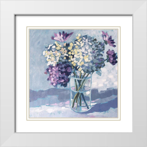 See Only Goodness White Modern Wood Framed Art Print with Double Matting by Riger, Sue