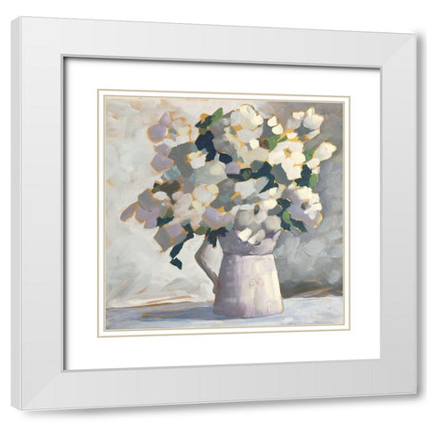 Mothers Love White Modern Wood Framed Art Print with Double Matting by Riger, Sue