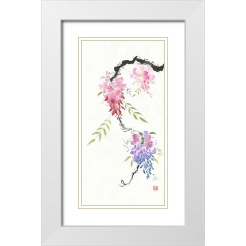 Dreaming in Color White Modern Wood Framed Art Print with Double Matting by Rae, Nan