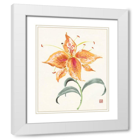 Pinwheel Passion White Modern Wood Framed Art Print with Double Matting by Rae, Nan