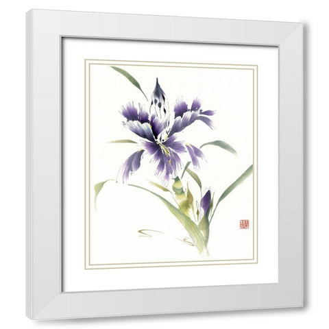 Glamour White Modern Wood Framed Art Print with Double Matting by Rae, Nan
