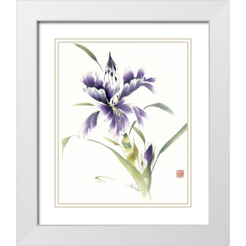 Glamour White Modern Wood Framed Art Print with Double Matting by Rae, Nan