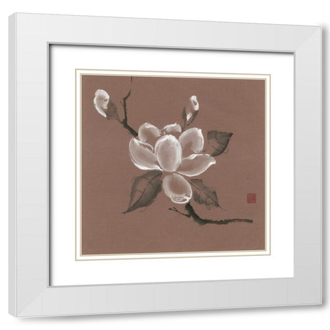 Burstin Out! White Modern Wood Framed Art Print with Double Matting by Rae, Nan
