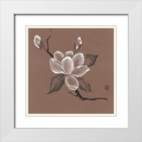 Burstin Out! White Modern Wood Framed Art Print with Double Matting by Rae, Nan