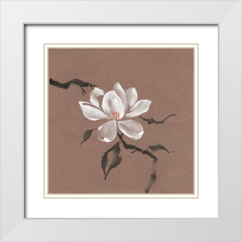 Singular Sensation White Modern Wood Framed Art Print with Double Matting by Rae, Nan