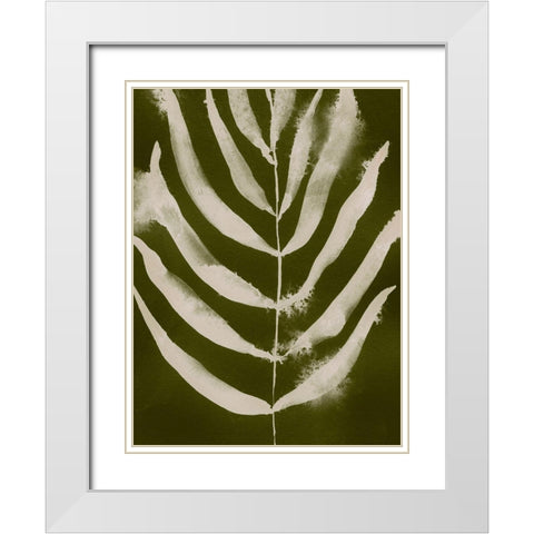 Organic Bloom I White Modern Wood Framed Art Print with Double Matting by Barnes, Victoria