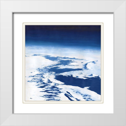 Arctic Circle I White Modern Wood Framed Art Print with Double Matting by Willett, Michael